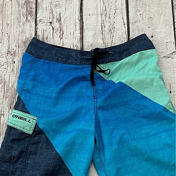 O'Neill Board Shorts Blue Men's Swim Trunks Swimwear - Picture 3 of 7